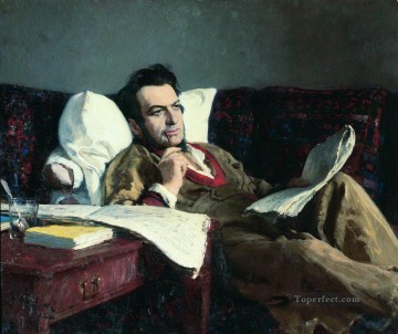 作曲家ミハイル・グリンカの肖像画 1887年 イリヤ・レーピン Oil Paintings